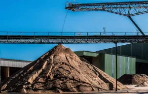 Sandsteinabbau im Steinbruch